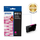 Epson T812 Ink Cartridge - High Capacity - Magenta-Worry-free handling - smudge, fade and water resistant prints 