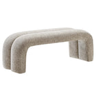Modway Dax 50.5" Chenille Upholstered Accent Bench - Khaki-Luxe Accent Bench