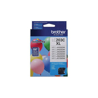 Brother LC203 Cyan Ink Cartridge, High Yield (LC203CS)-High-yield ink cartridge, up to 550 pages