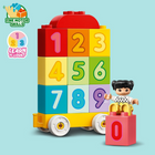 LEGO DUPLO Number Train - Learn To Count Building Block Set-Opening roof and rolling wheels invite hands-on exploration and independent play
