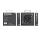 Basic Tech Wired Earbuds with Volume Control And Mic - Charcoal-Built-In Microphone