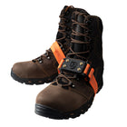 Impacto Midcleat B Non-Sparking Versatile Design Ice Cleats - One Size - Black with Orange Straps - 1 Pair-Cleat can be flipped over to the top of the boot to prevent slipping or marking floors