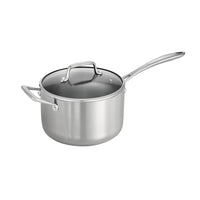 Tramontina Tri-Ply Clad 4 Qt Stainless Steel Covered Sauce Pan-Ideal for home and professional cooks