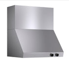 KUCHT KRH300-SS-C 30" 900 CFM Wall Mounted Range Hood with Digital Controls - Stainless Steel-High quality 1.0 mm thickness 304 grade stainless steel pro-style range hood will enhance the look of your gourmet kitchen