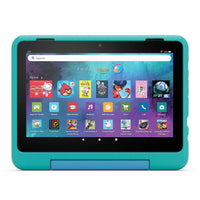 Amazon Fire HD 8 Kids Pro Tablet (2024 Release) - 32 GB - Hello Teal-8" high-definition touchscreen; 1280 x 800 resolution at 189 ppi, HD video playback, with IPS technology