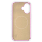 Ideal of Sweden Silicone MagSafe Case for iPhone 17 - Bubblegum Pink-With raised edges to protect the camera and screen.