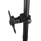 TygerClaw 17" to 32" Pole Mount Monitor Arm-Free-tilting design allows for easy forward or backward adjustment of the monitor