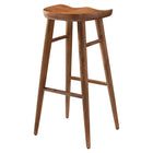 Modway Saville Backless Wood Bar Stools - Walnut - Set of 2-7