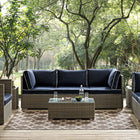 Modway Cerelia Moroccan Trellis Indoor/Outdoor Area Rug - 9 ft W x 12 ft L - Light/Dark Beige-Durable Indoor/Outdoor Rug