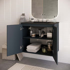 Modway Bryn 30" Wall-Mount Bathroom Vanity - Grey/Black-Wall-Mount Design