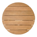 Zuo Zahara Side Table - Natural-Solid Acacia Wood round shape tabletop