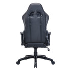 TygerClaw High Back Gaming Chair for Maximum Comfort - Black-Glide easily across your floor on durable wheels without scratching the surface