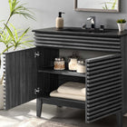 Modway Render 36" Bathroom Vanity - Charcoal/Black-MDF and Particleboard