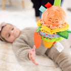 Melissa & Doug Ice Cream Take-Along Pull Toy-Pull cone to reveal 4 adorable ice cream scoops with friendly faces; when expanded, toy vibrates and plays chiming sounds as it shrinks again