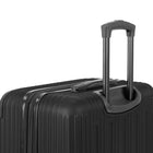 Swiss Mobility JFK Collection 21.75" Hardside Carry-on - Black-Reinforced. side handles