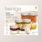Bentgo Glass Food Jars Set - Moondust-EASY-OPEN LIDS: The soft-touch, easy-grip lids twist open smoothly in one motion for effortless opening and closing