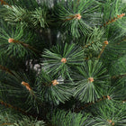 HOMCOM 6' Artificial Christmas Tree with Realistic Branch Tips Green-Colour: Green 