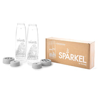 Sparkel Premium Water Bottle -Ingredients Are Sparkled In The Bottle - Let pressure infuse the taste of real ingredients. All ingredients, are carbonated in the bottle. Bottle stay sealed until opened, Spärkel Bottles don't depressurize once the cycle is over, meaning no carbonation is lost. Have multiple recipes ready to fix your next craving.