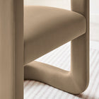 Modway Winslow Barrel Performance Velvet Dining Chair - Taupe -Fully Assembled