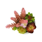 Monarch Specialties 9366 9" Tall Artificial Succulents - Grey Cement Pots - Set of 2-Crafted from high-quality materials, these artificial succulents offer the beauty of greenery with no maintenance required