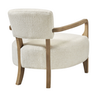 Modway Zinnia Linen Blend Accent Chair - Ivory-Arrives Fully Assembled