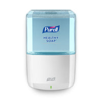 Purell ES8 Touch-Free Soap Dispenser - White-Each new refill comes with its own energy source - a coin cell battery integrated into the refill