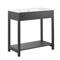 Modway Altura 36" Bathroom Vanity - Grey/White-Modern Bathroom Vanity Cabinet