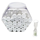 Koplow Games 1-Minute Sandtimer - 25 Pieces-Includes 25 sandtimer in a plastic hex jar
