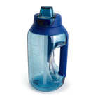 Sully PETG Jug With Sipping Spout And Carrying Strap And Handle - 49 oz - Blue-Push-open lid