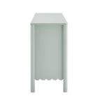 Modway Emmeline 66" 4-Door Scalloped Sideboard Cabinet - Sage-Assembly Required