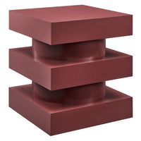 Modway Perpetuate Totem End Table - Spiced Apple-Totem Side Table