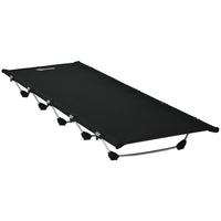 Outsunny Lightweight Camping Cot for Adults-Aluminium frame is strong and supportive