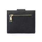 Champs Iconic Snap Cardholder - Black-Gold metal zipper and decorative zipper pulls