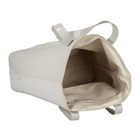 Gry Mattr Vegan Leather Bag - Cream-Long straps for shoulder carrying