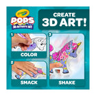 Crayola POPS 3D Inflatable Characters Activity Set - Unicorns-SAFE AND NONTOXIC: Ideal for kids, ages 5 & up