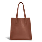 Champs Onyx Leather Vertical Tote - Brown-CHAMPS Onyx Collection Vertical Tote