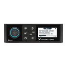 SoundExtreme Marine DIN Radio-200 watts peak output: (25 watts x 4 channels RMS) with a built-in 3-band equalizer and optional volume limiter controls to be as loud as you like to cut through all the wind and roar; Customize your audio listening experience with 1 or 2 wired audio zones and 1 wireless audio zone; Change zone volume independently or together, even change the zone names