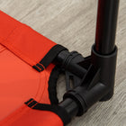 PawHut Elevated Dog Cot for XL Dogs - Red-Raised for comfort and airflow on all sides 