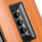 Edifier R1380T Stylish Bookshelf Speakers with dual RCA Input - Brown-7