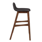 Modway Juno Wood Bar Stool - Brown - Set of 2-Footrests & Side Supports