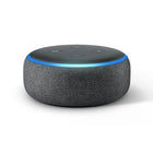 Amazon Echo Dot 3rd Generation, Charcoal-Echo Dot is Amazon's most popular voice-controlled speaker, now with improved sound and a new design