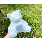 Kemilife Cyber-Style Teddy Bear Bluetooth Speaker - Blue-Features non-slip base for stable placement