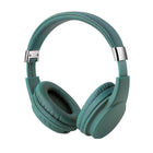 Basic Tech Wireless Over The Ear Foldable Headphones - Sage-Auxilary audio cable is included