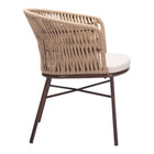 Zuo Freycinet Dining Chair - Natural - Set of 2-Dimensions: 26.0" L x 25.2" W x 30.7" H