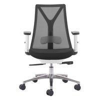 Zuo Hasso Office Chair - Black-Breathable mesh fabric