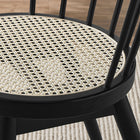 Modway Lykke Curved Spindle Back Dining Chairs - Black - 2 Pack-Assembly Required