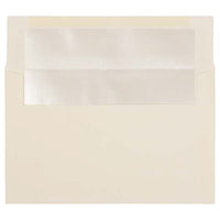 JAM Paper A9 Foil Lined Invitation Envelopes - 5.75 x 8.75 - Ivory with Ivory Foil - 25 Pack-These envelopes are perfect to use for sending invitations, greeting cards, RSVP's, thank you cards, gifts for birthdays, graduations, holidays and more