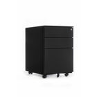 Gry Mattr Three Drawer Cabinet - Black-Made of steel with a smooth powder coated finish