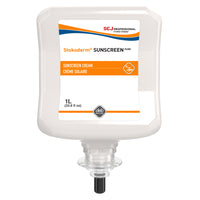 SC Johnson Professional Stokoderm Sunscreen Pure - 1 L - 6 Pack-Sun Protection Factor of 30 provides 30 times the skin’s normal protection against the sun’s UVB rays
