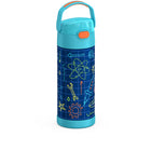 Thermos FUNtainer Vacuum Insulated Stainless Steel Water Bottle - 410mL - Robot Doodles-Stainless steel construction